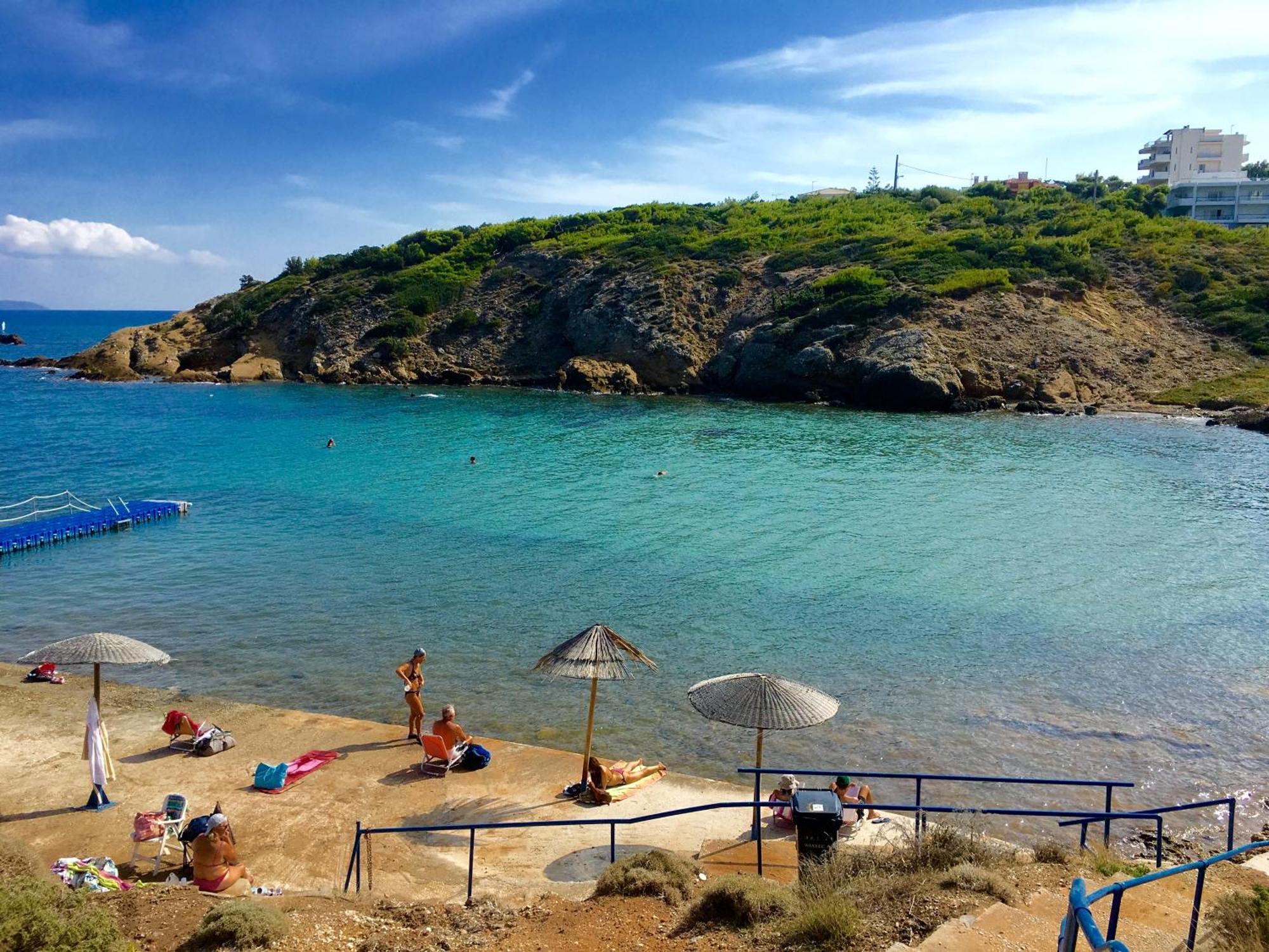 The White House Beach Villa Rafína المظهر الخارجي الصورة